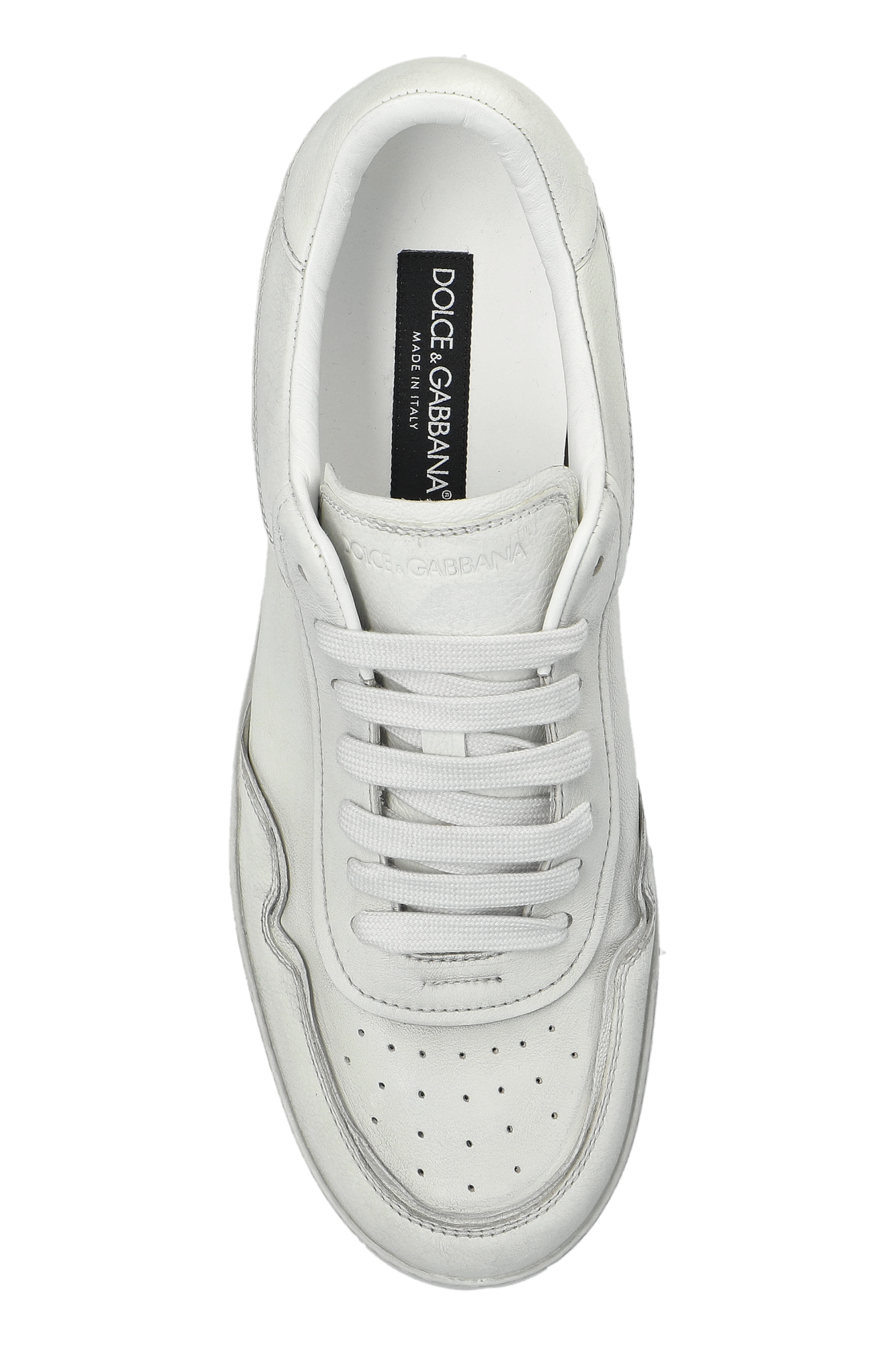 ayuki218218 ページ S Biały Buty sportowe z efektem `vintage` Dolce & Gabbana